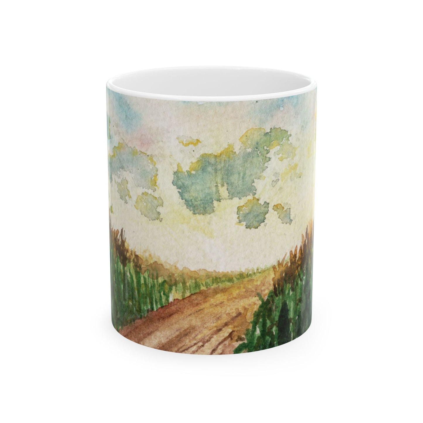 "Harvest" Watercolor Art Ceramic Mug
