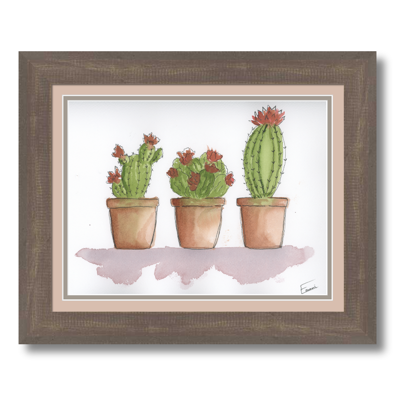 Potted Pokies Original Artwork