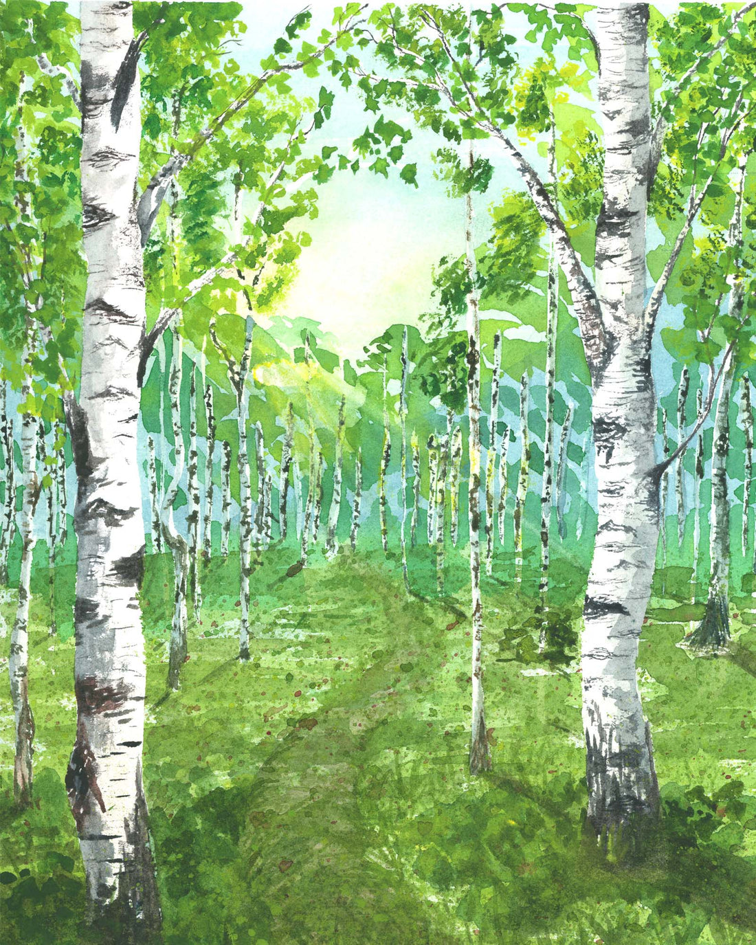 Watercolor as a Mirror