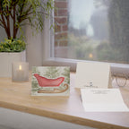 Holiday Sleigh Greeting Cards (Set of 1, 10, 30, 50)