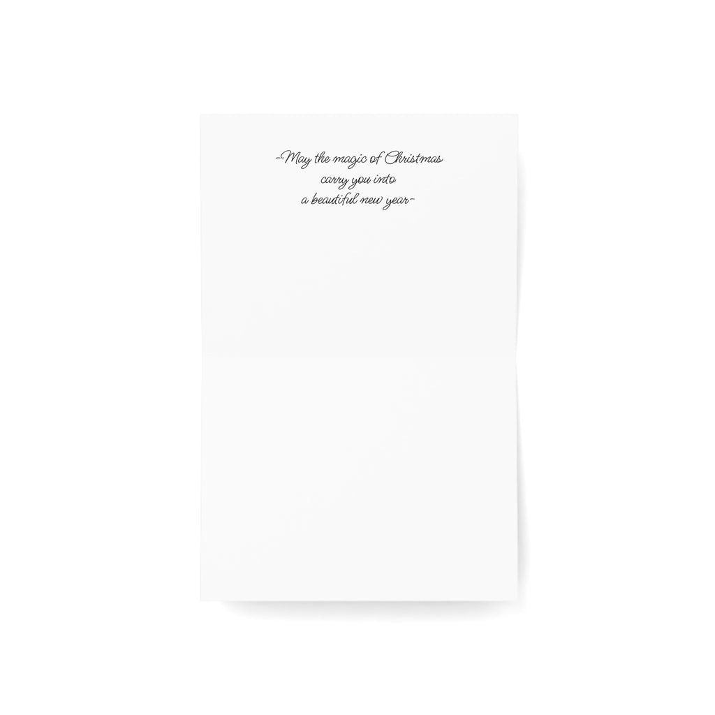 Holiday Sleigh Greeting Cards (Set of 1, 10, 30, 50)