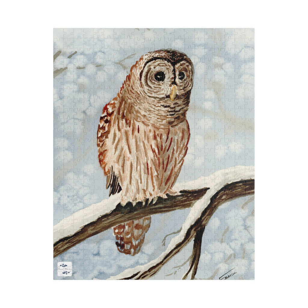 Owl's Silent Vigil Puzzle