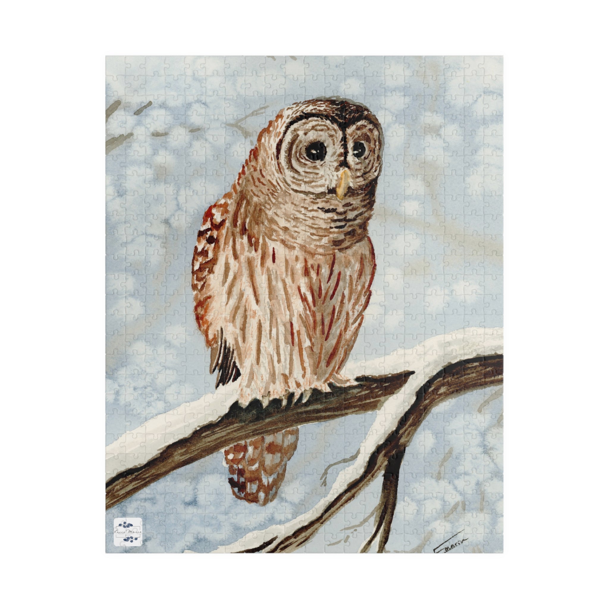 Owl's Silent Vigil Puzzle
