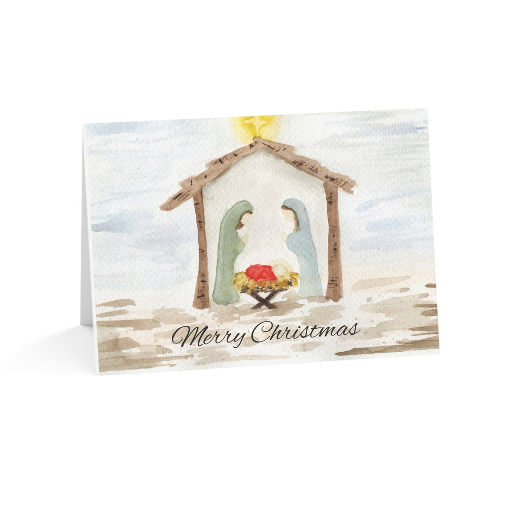 Nativity Greeting Cards (Set of 1, 10, 30, 50)