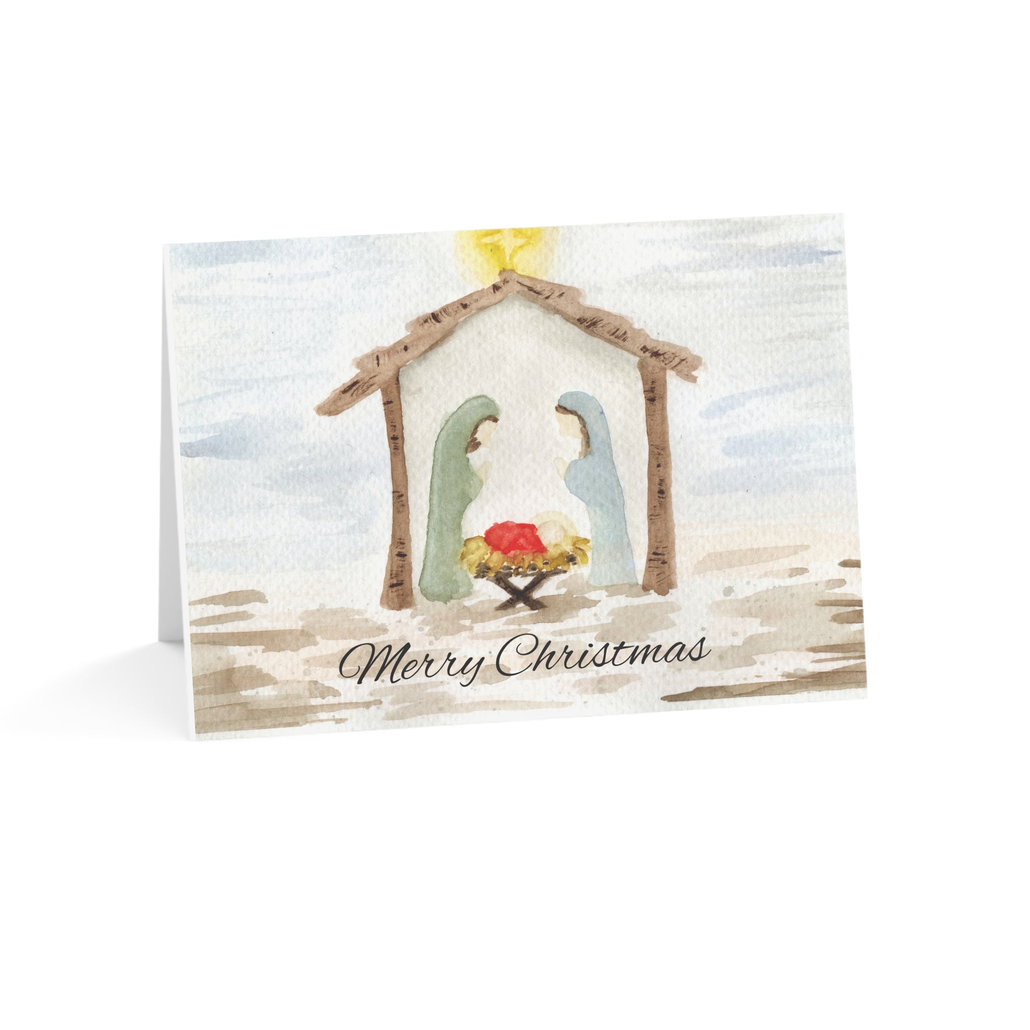 Nativity Greeting Cards (Set of 1, 10, 30, 50)