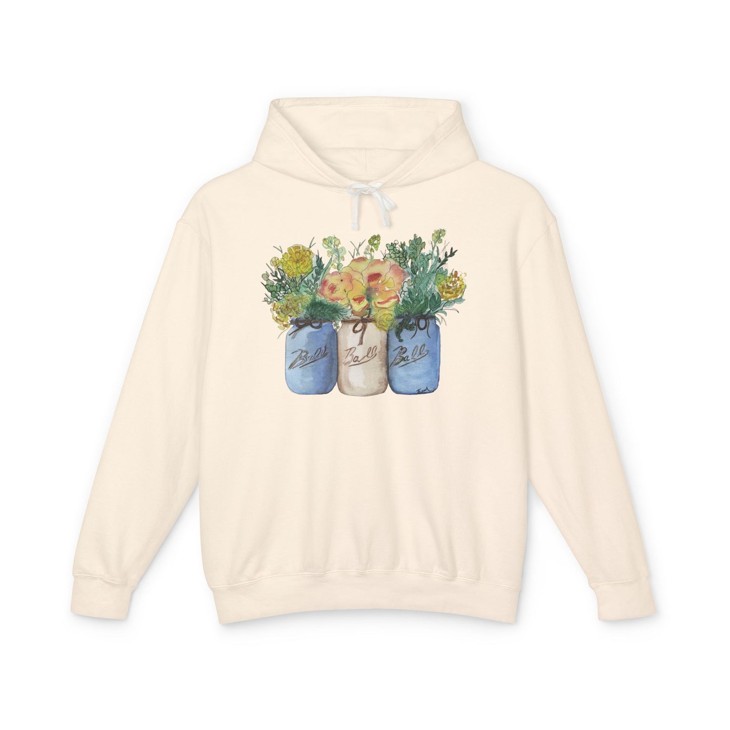 "Farmhouse Bouquet" Lightweight Hoodie