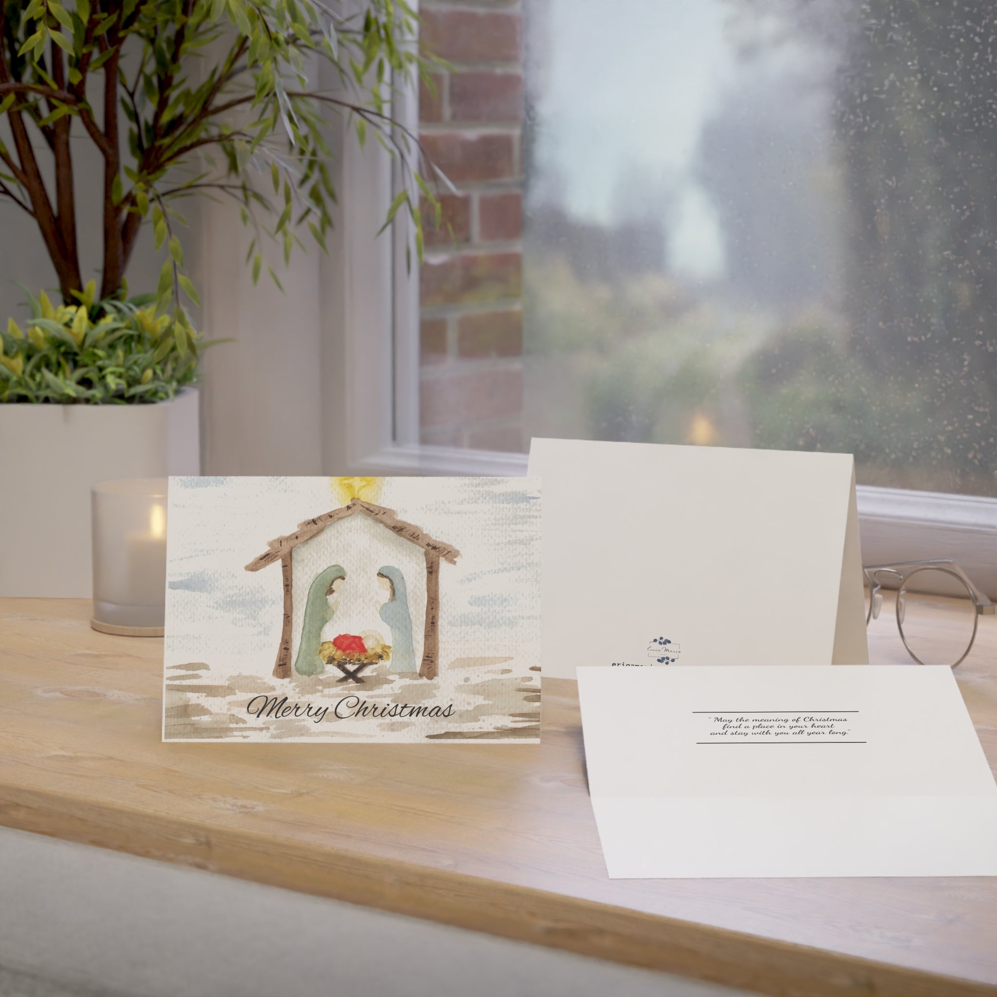 Nativity Greeting Cards (Set of 1, 10, 30, 50)