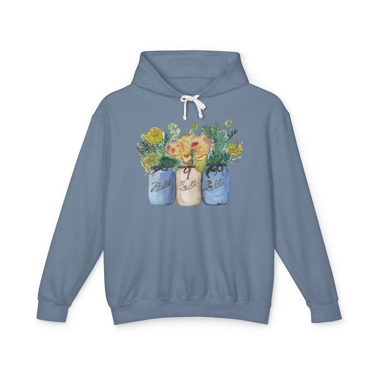 "Farmhouse Bouquet" Lightweight Hoodie