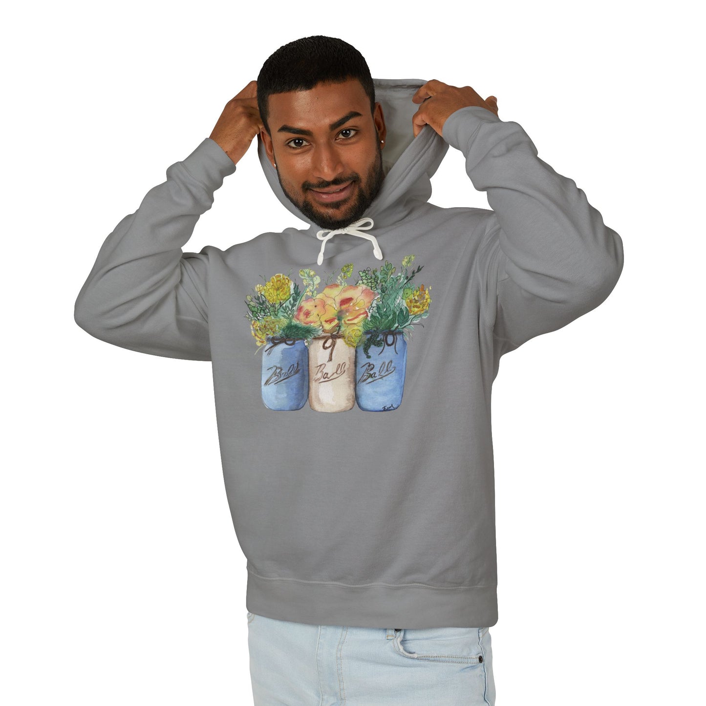 "Farmhouse Bouquet" Lightweight Hoodie