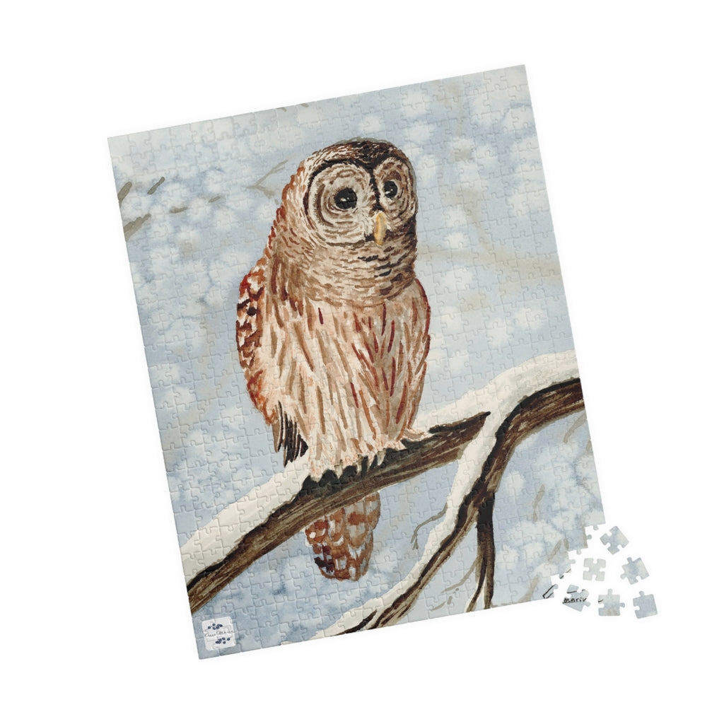 Owl's Silent Vigil Puzzle