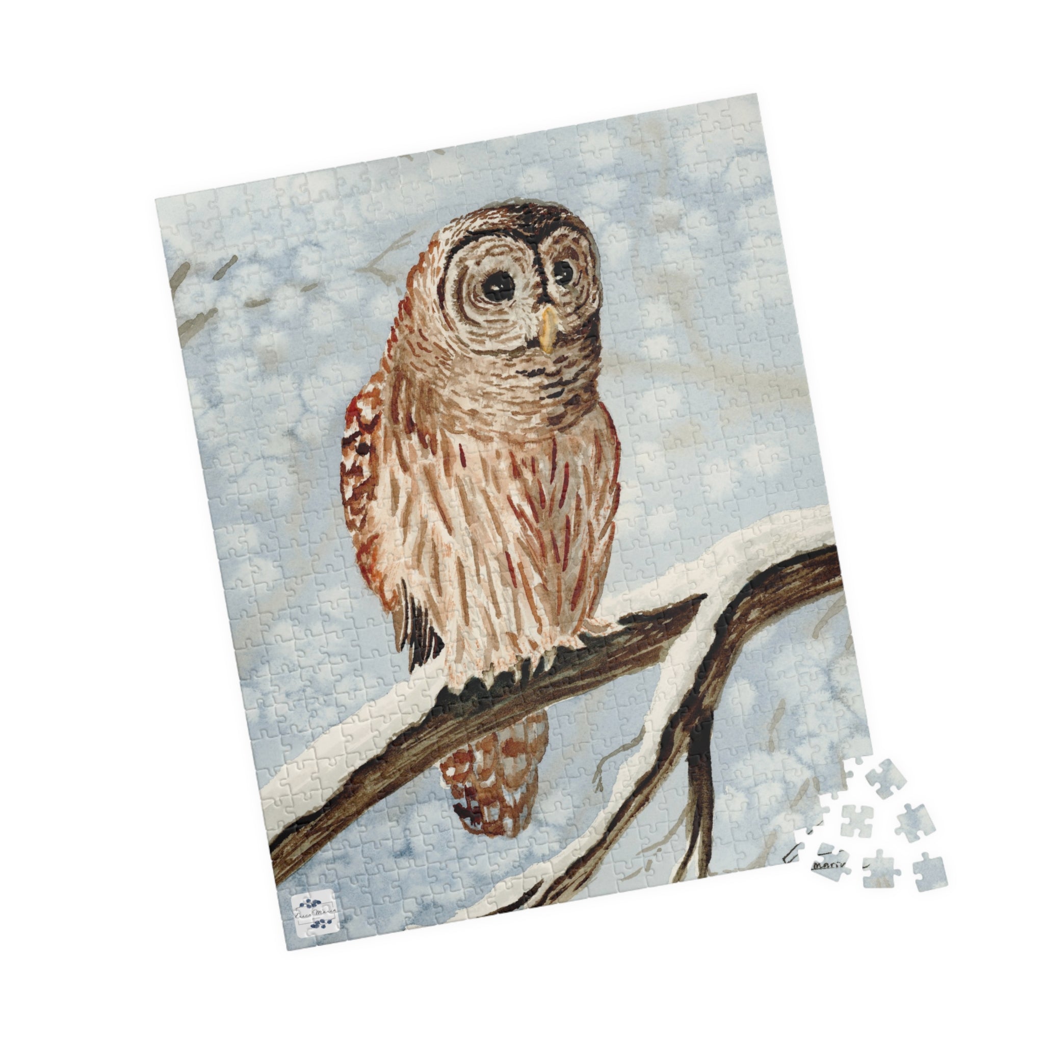 Owl's Silent Vigil Puzzle