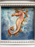 Queen Seadra Original Artwork | 3x3 | Framed