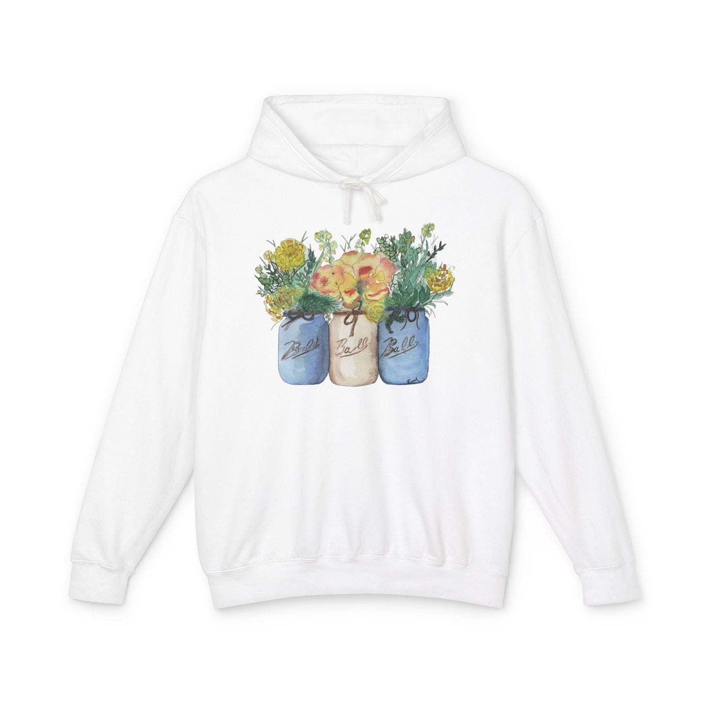 "Farmhouse Bouquet" Lightweight Hoodie