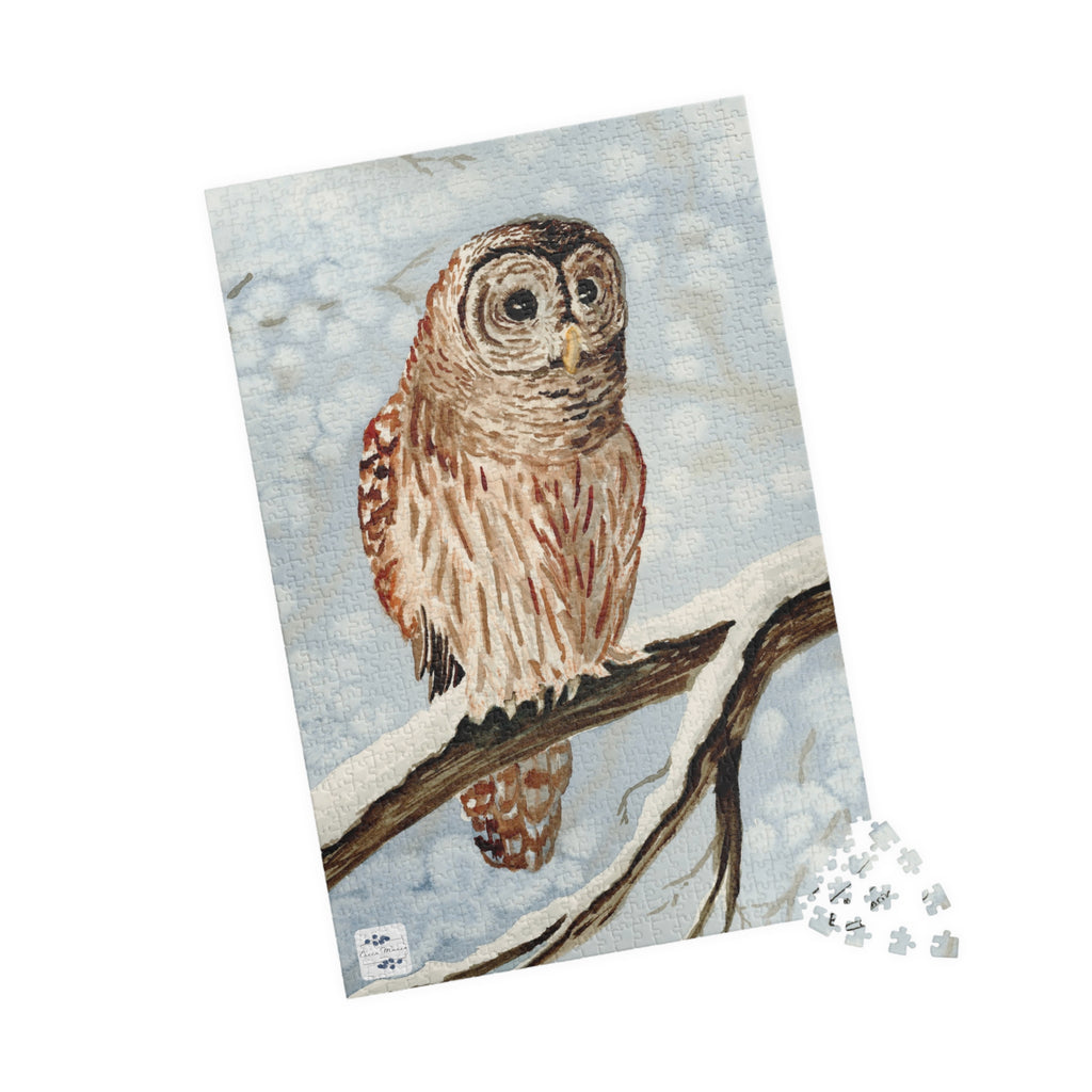 Owl's Silent Vigil Puzzle