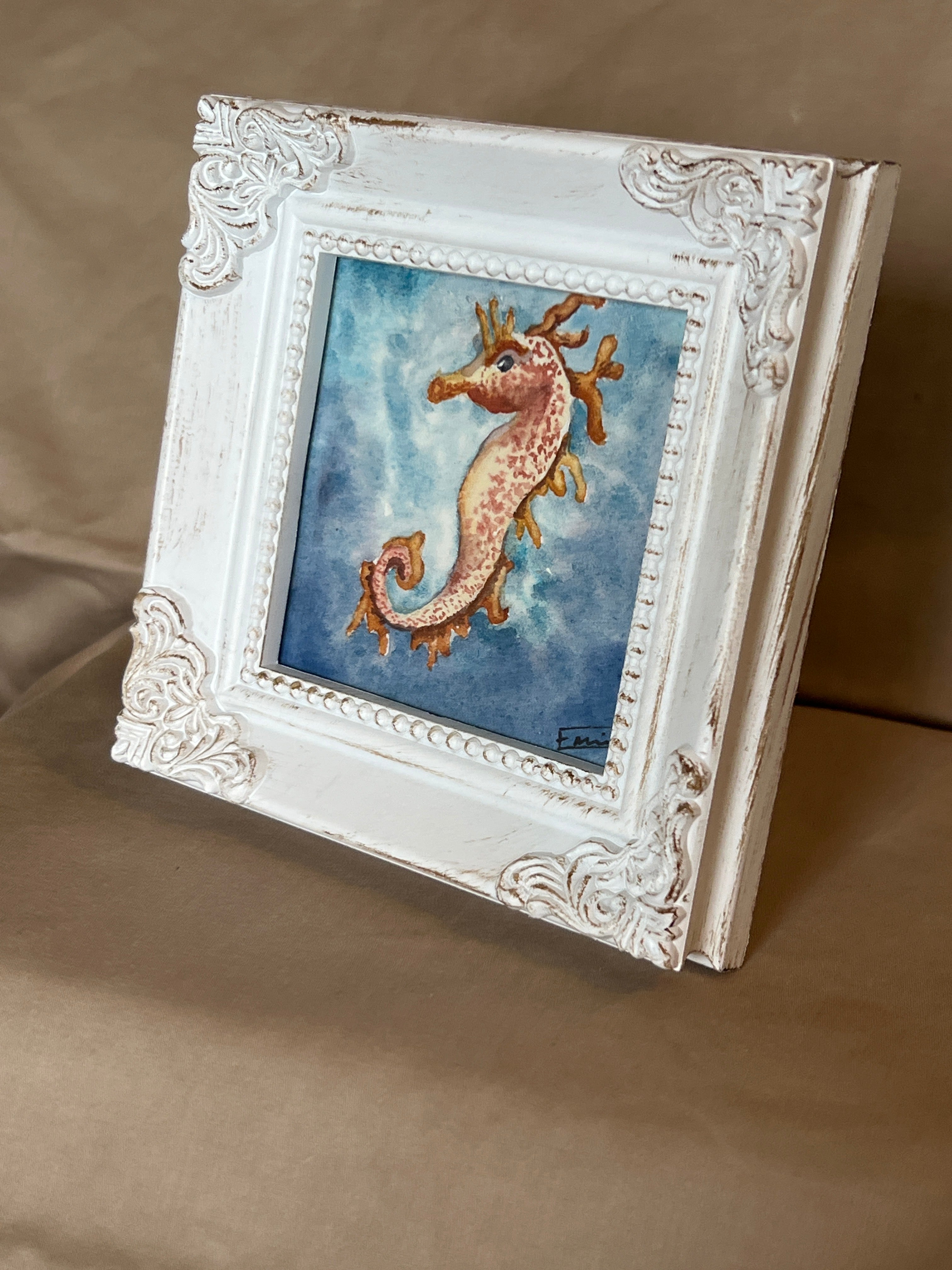 Queen Seadra Original Artwork | 3x3 | Framed
