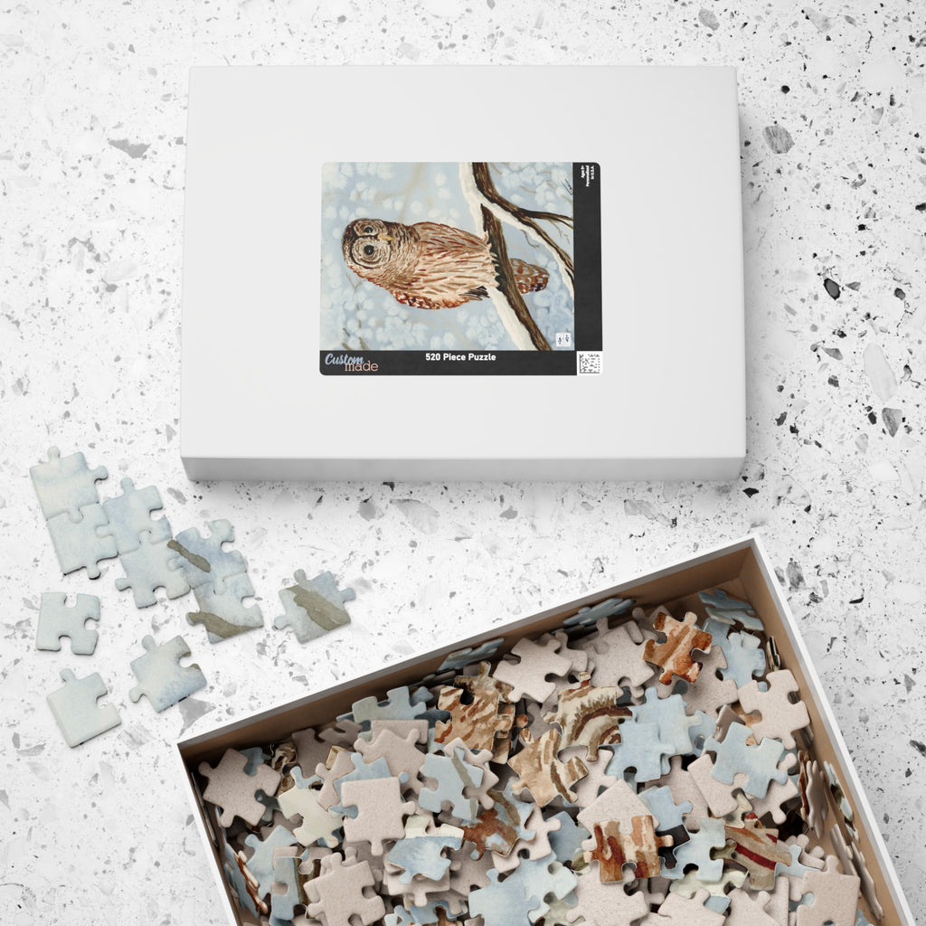Owl's Silent Vigil Puzzle