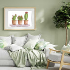 Potted Pokies Original Artwork | 9x12 | Unframed