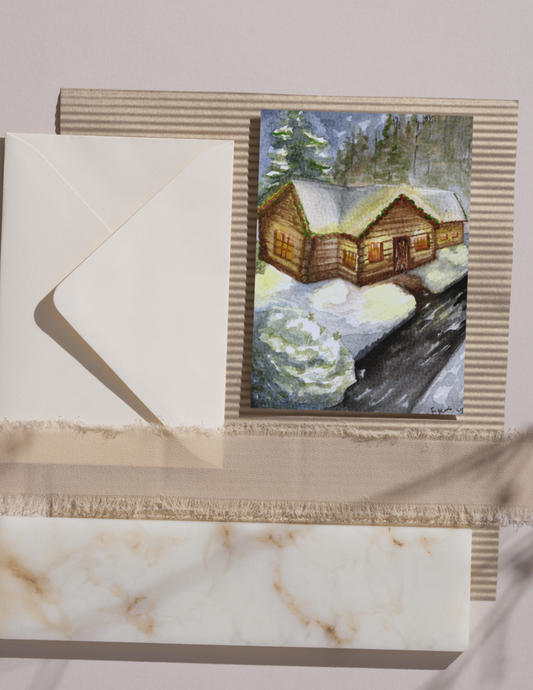 Cozy Cottage Greeting Card