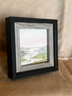 Pink Marshlands Original Artwork |3x3 | Framed