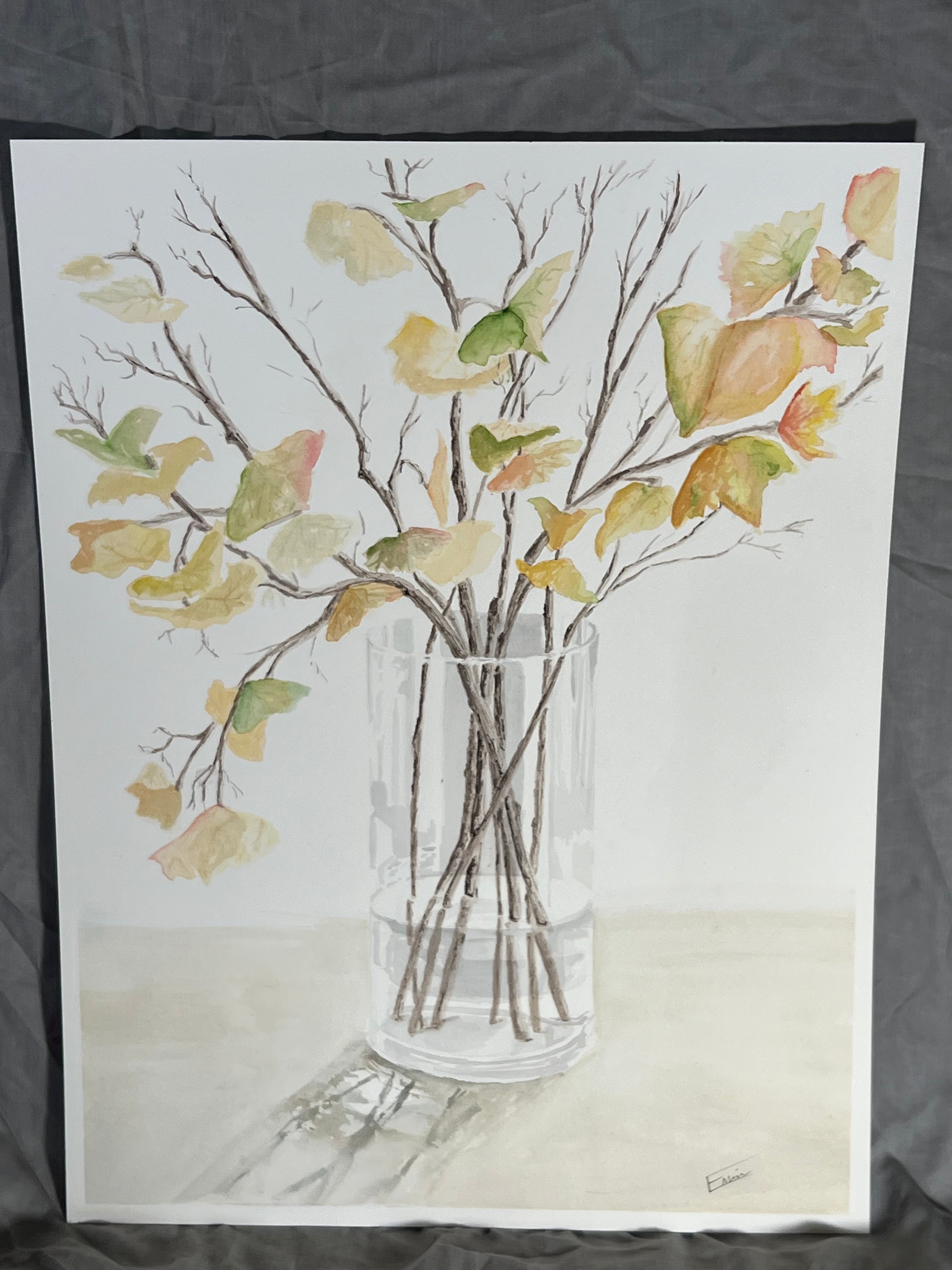 Season’s Last Bouquet – Original Watercolor (12 x 16)