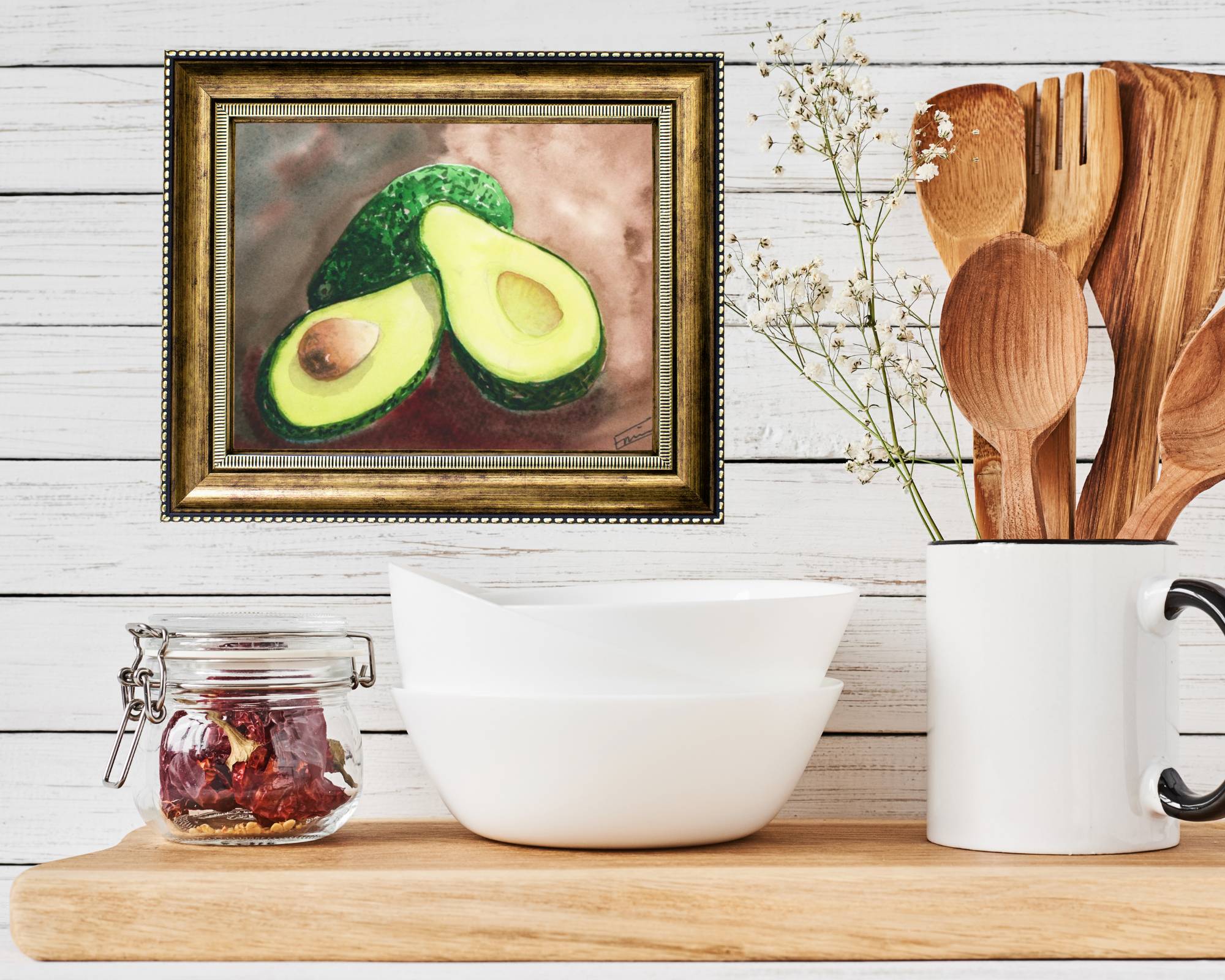 Awaiting Ripeness Original Artwork | 5x7 inches | Unframed
