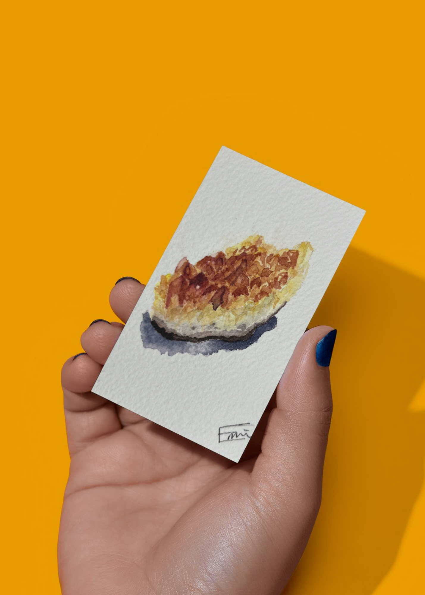 Citrine Crystal ACEO