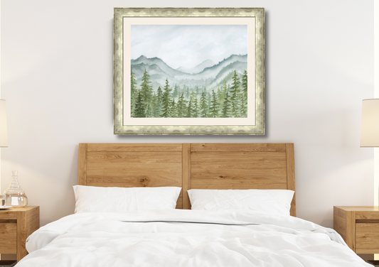 Breath of the Mountains and Misty Mountain Draw Original Artwork