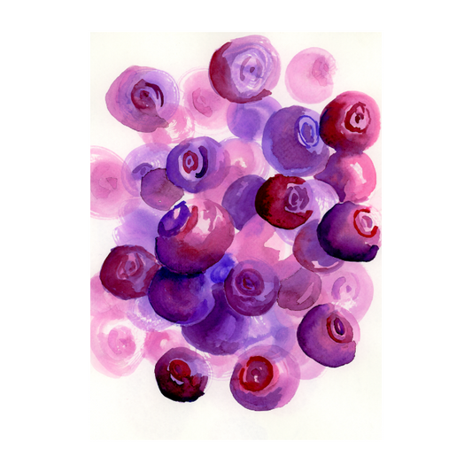 Idaho Huckleberries Art Print