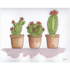 Potted Pokies Art Print