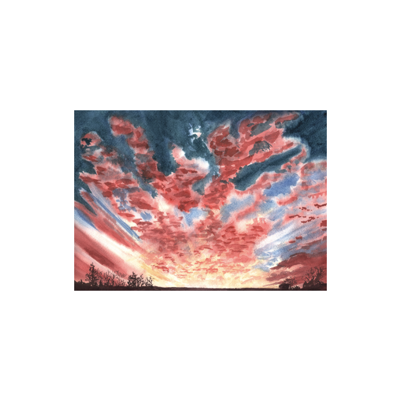 Eternal Horizon Original Artwork| 9x12 | Unframed